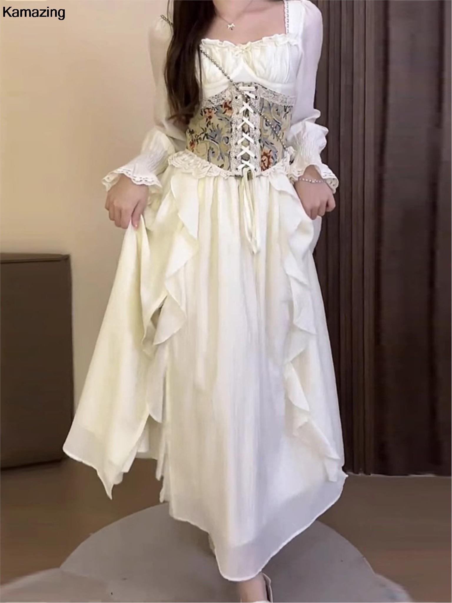 Vintage French Corset Midi Dre - French Vintage Floral Midi Dress recension och pris