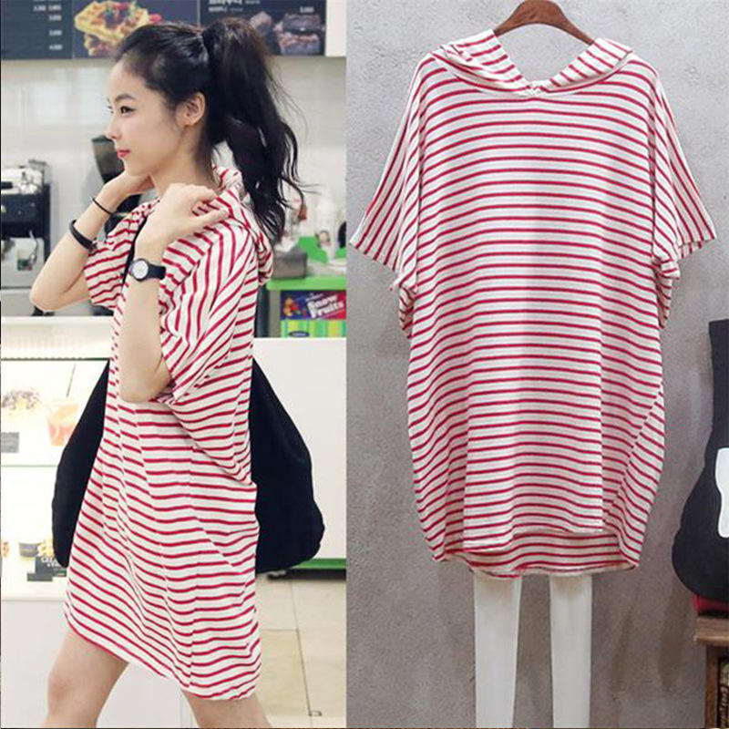 Summer New Korean Style Loose  - Korean Style A Line Shirt Dress recension och pris