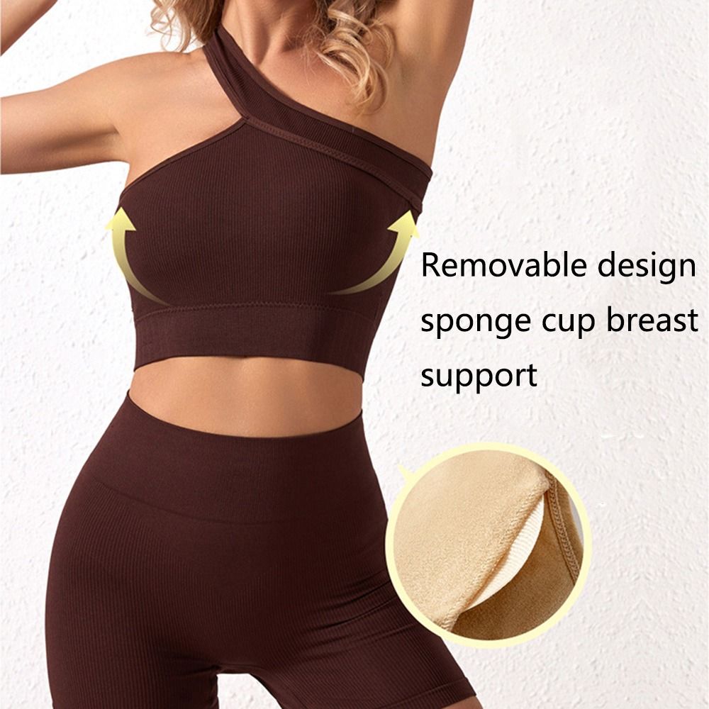 2Pcs Casual Seamless Women Wor - Seamless Ribbed Workout Tank Top recension och pris