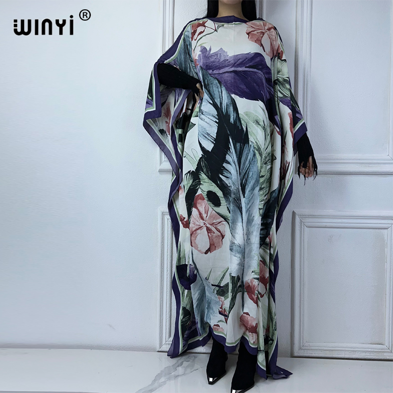 WINYI summer kaftan African Wo - Boho Summer Beach Maxi Dress recension och pris