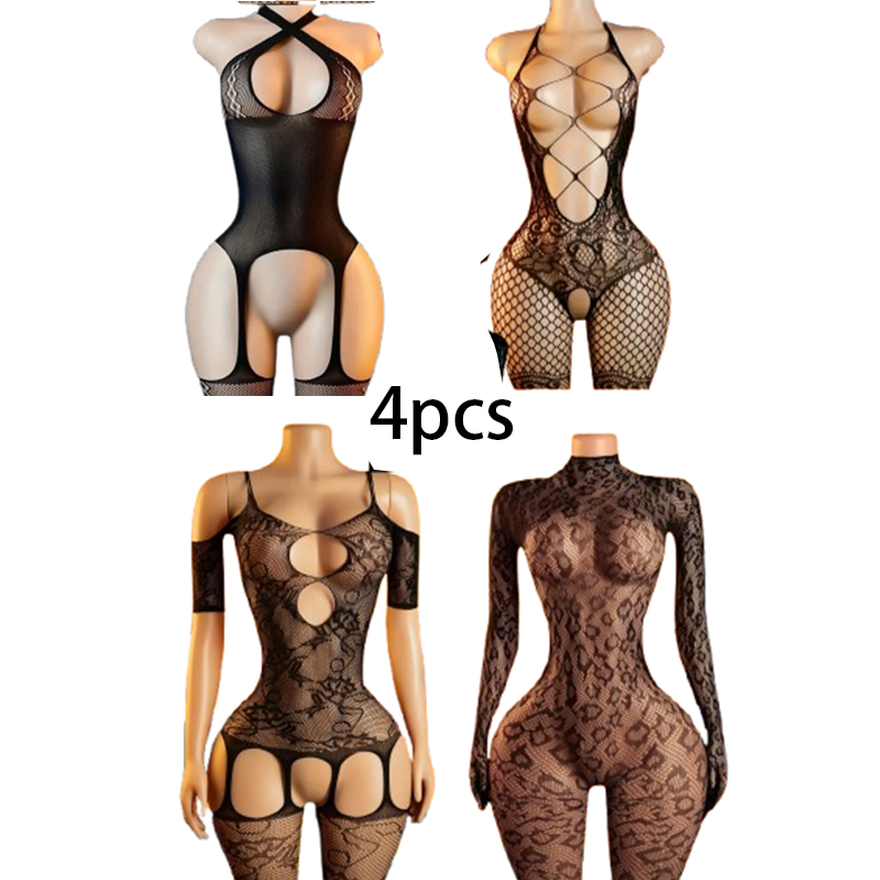 4-Piece Sexy Lingerie Set: Wom - Lingerie recension och pris