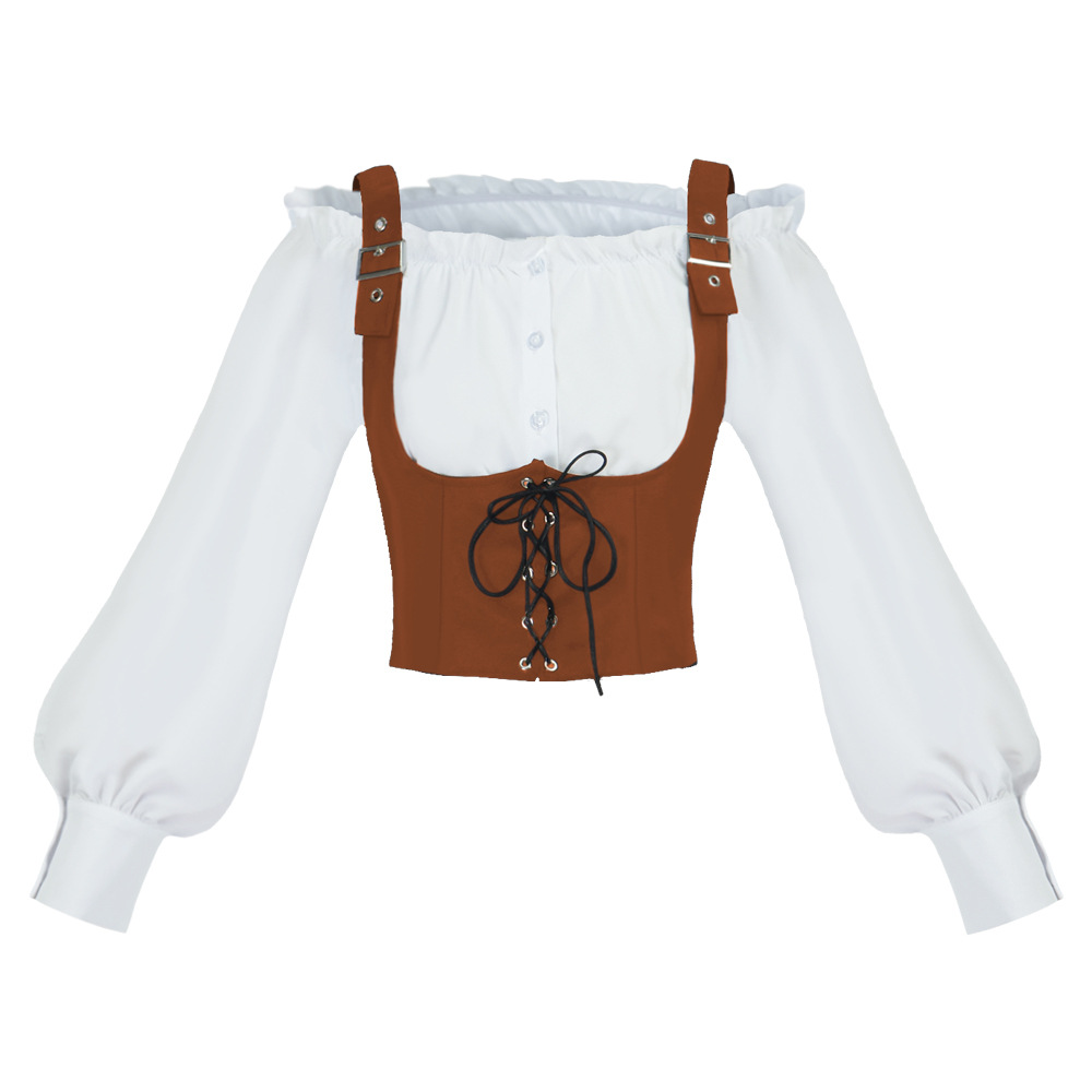 Retro Western Style Women Blou - Blouses recension och pris
