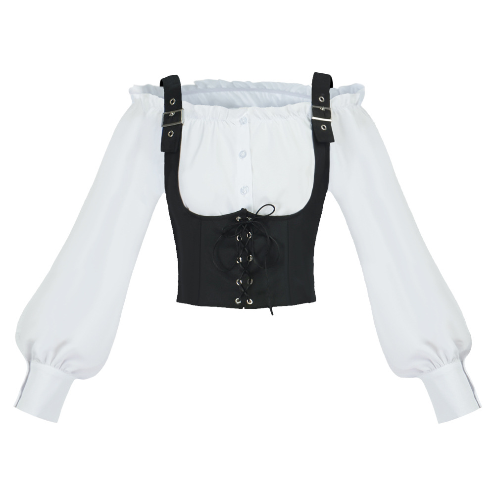 Retro Western Style Women Blou - Blouses recension och pris