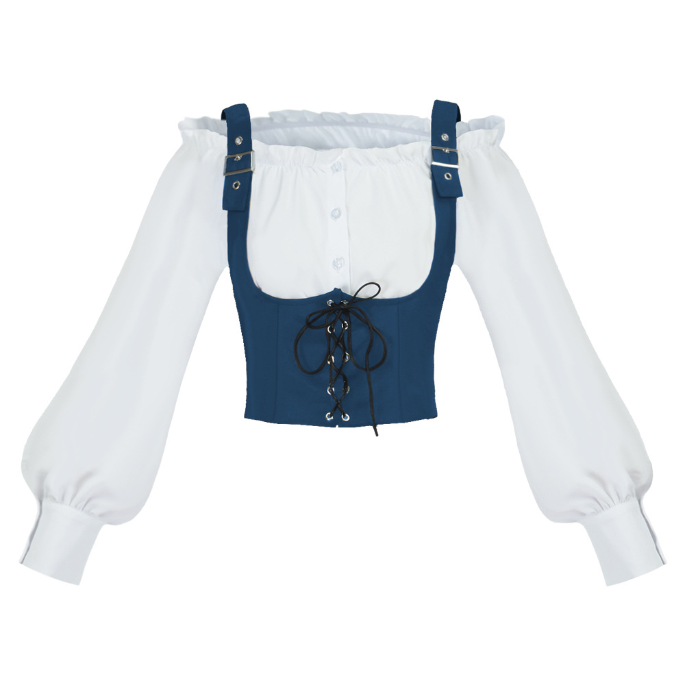 Retro Western Style Women Blou - Blouses recension och pris
